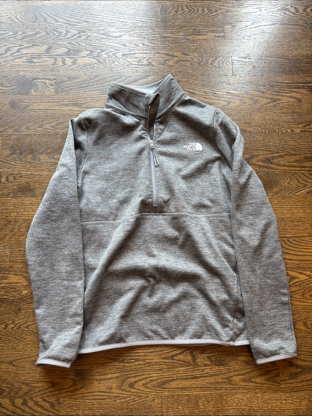 Never Worn The North Face Gray Heather Quarter-Zip Pullover